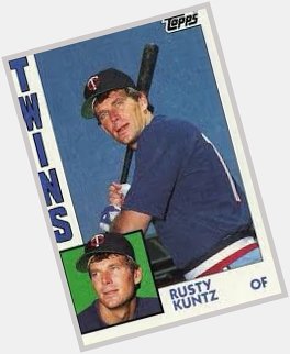Happy Birthday to Rusty Kuntz with the 5 career dingers and the deciding RBI in the 1984 World Series! 