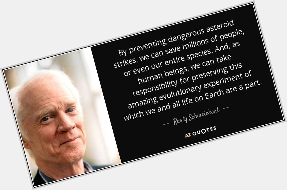 Happy (belated) birthday to Rusty Schweickart! :) Here\s our favourite of his...  
