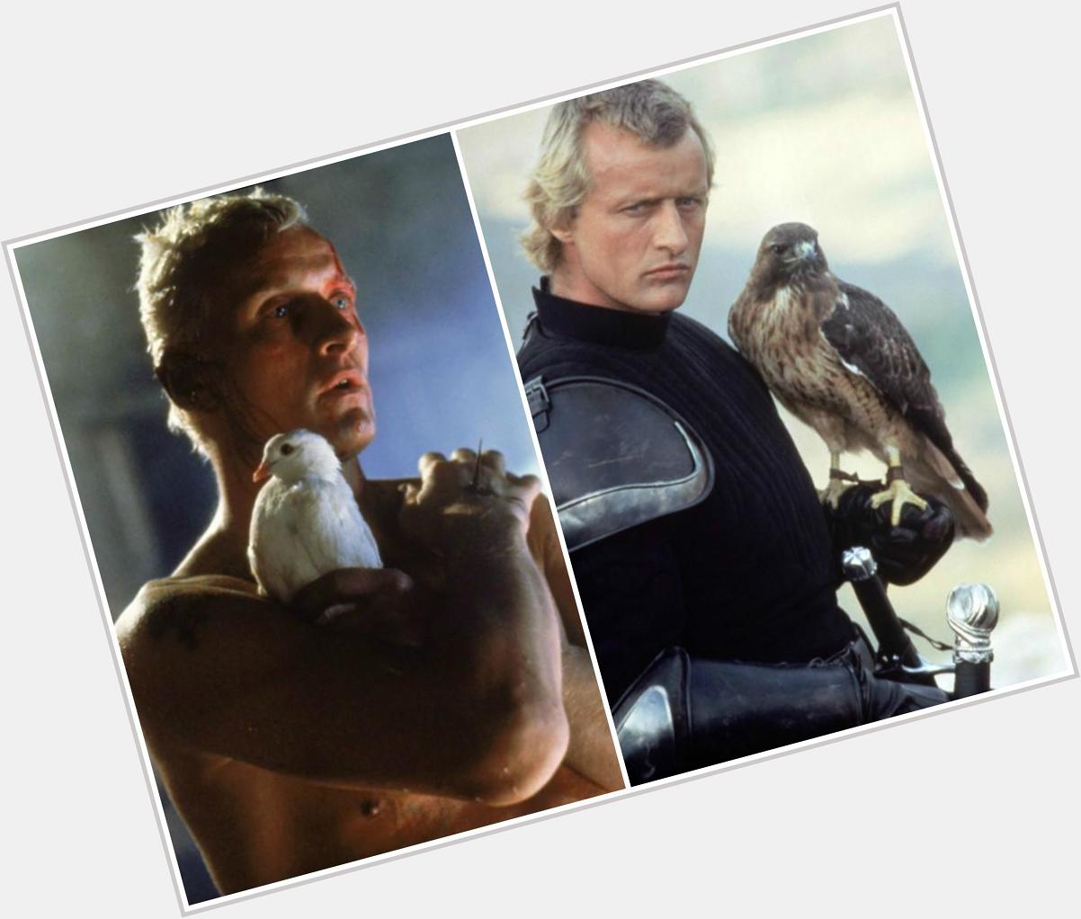 Happy 71st birthday Rutger Hauer! Blade Runner & Ladyhawke have marked my childhood. Also, I can see a pattern here. 