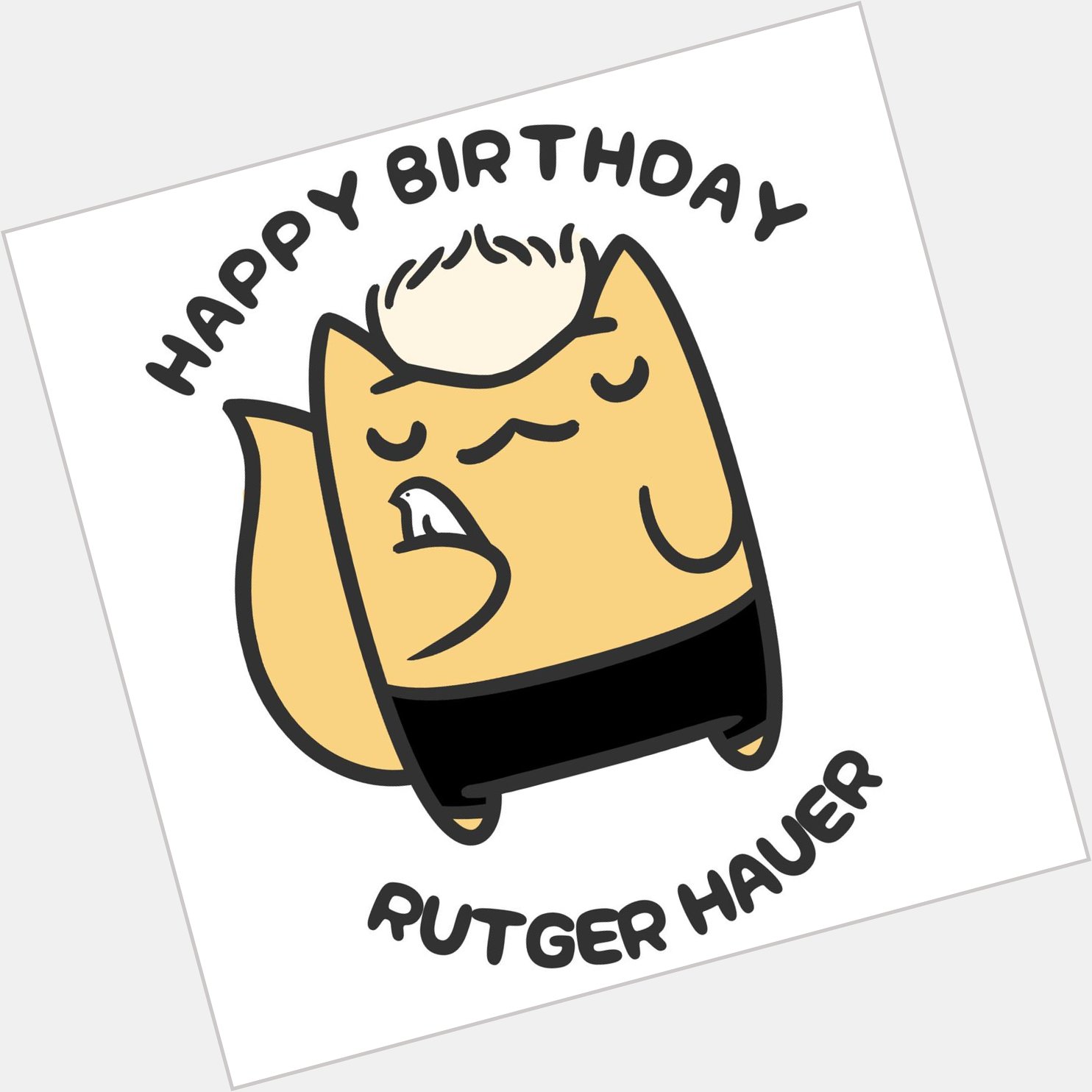 Happy Birthday, Rutger Hauer!  