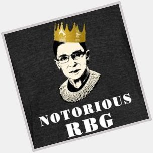 Happy birthday to Ruth Bader Ginsburg. 