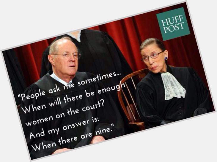 Happy birthday to the phenomenal justice on SCOTUS, Ruth Bader Ginsburg!  