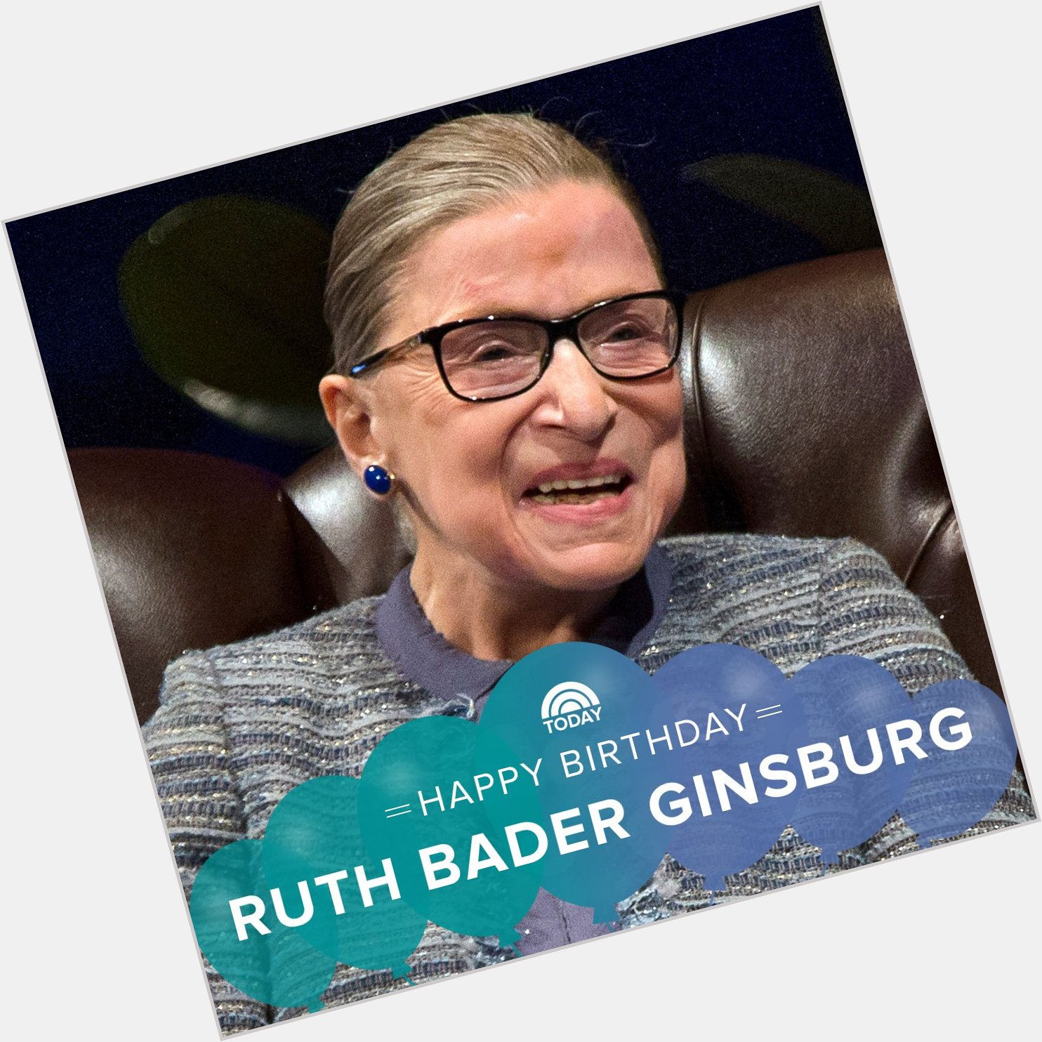 Happy 85th birthday, Ruth Bader Ginsburg! 