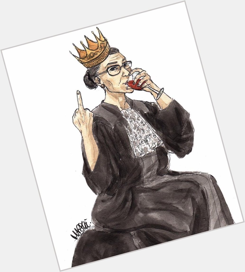 Happy Birthday, Ruth Bader Ginsburg. Thank you for everything. May you live forever. 