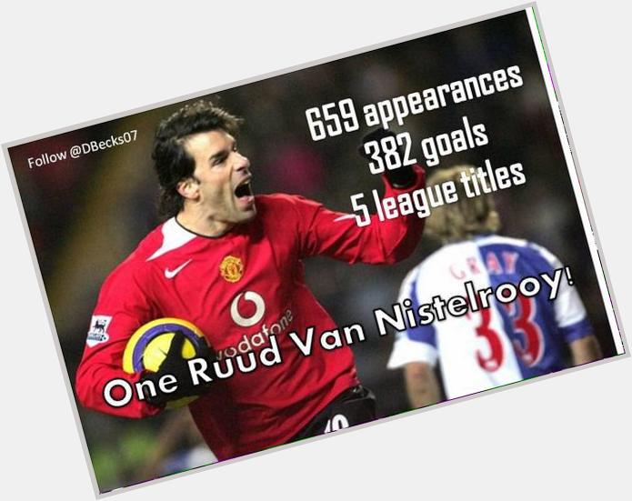 Happy Birthday Goal Predator Ruud Van Nistelrooy    