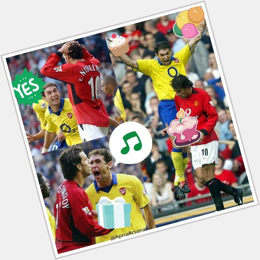 Happy birthday to Arsenal legend Do you remember this? Martin Keown vs Ruud van Nistelrooy 