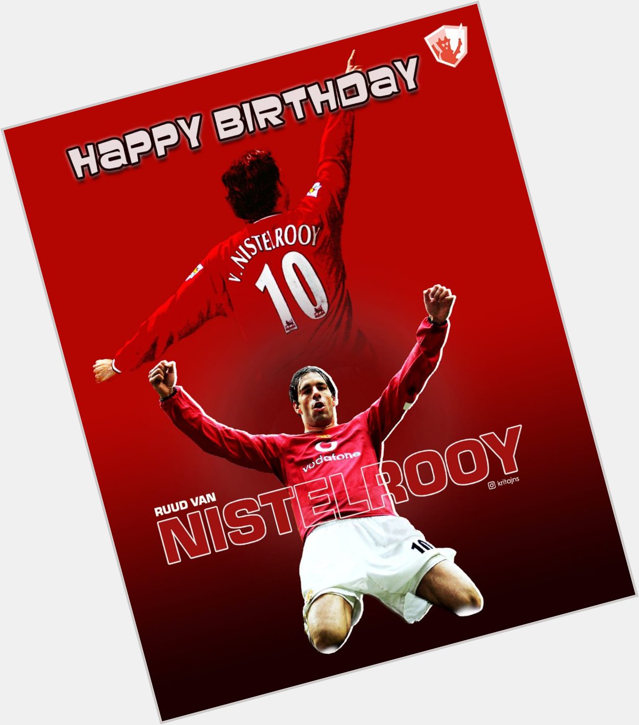 Happy Birthday to our former striker Ruud Van Nistelrooy     