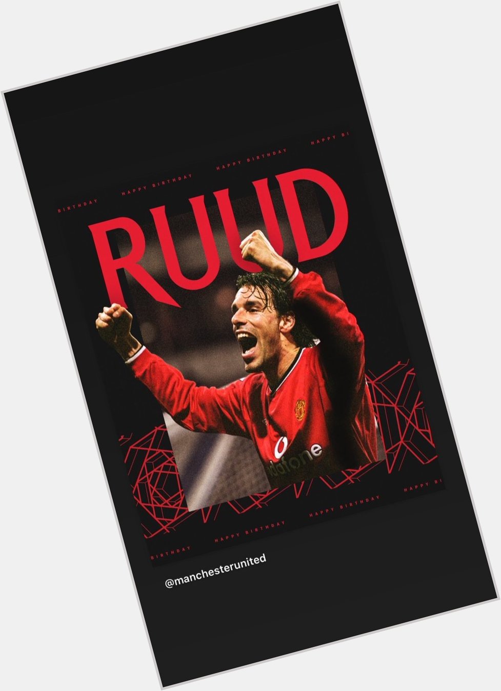 Happy birthday Ruud Van Nistelrooy    