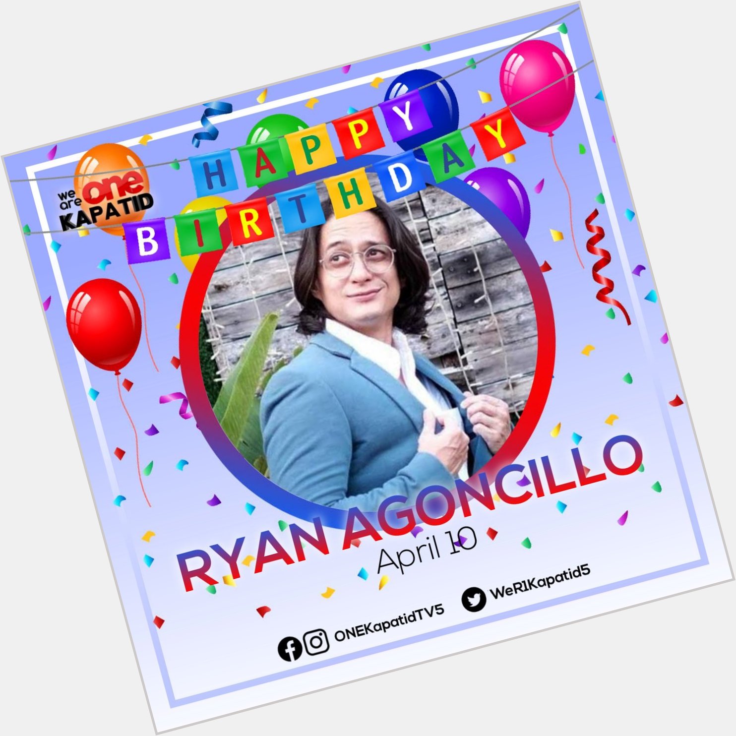 Happy Birthday our talent master Ryan Agoncillo  