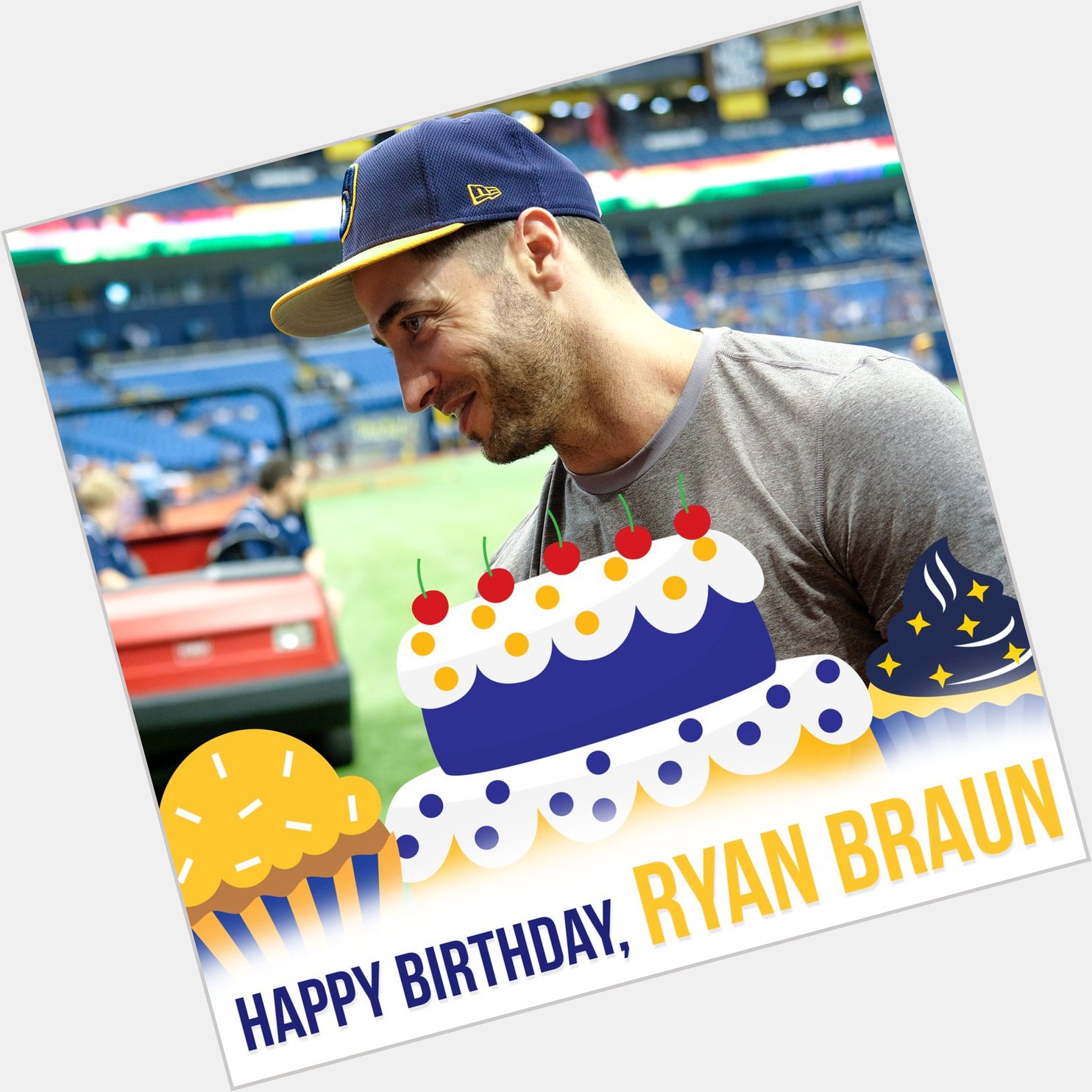 Would like to wish own Ryan Braun a Happy Birthday! Have a day!  