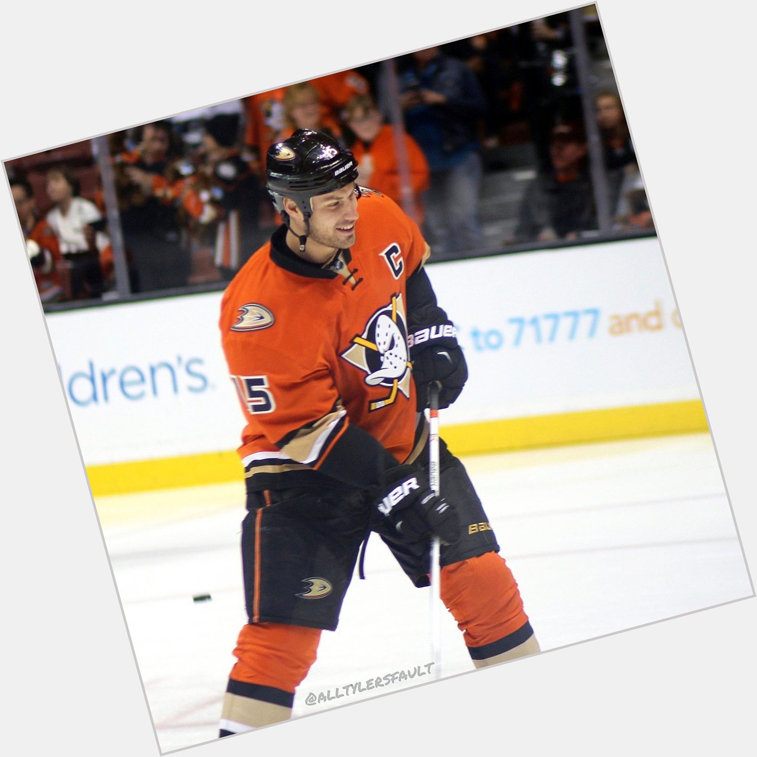 Happy birthday, Ryan Getzlaf!!      I think a big fat WIN would be the perfect birthday present 