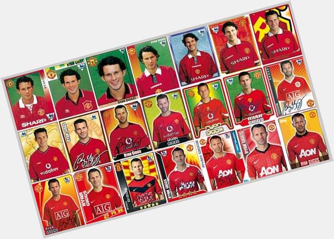Happy Birthday to Ryan Giggs! To celebrate, heres every single one of his Premier League stickers. 