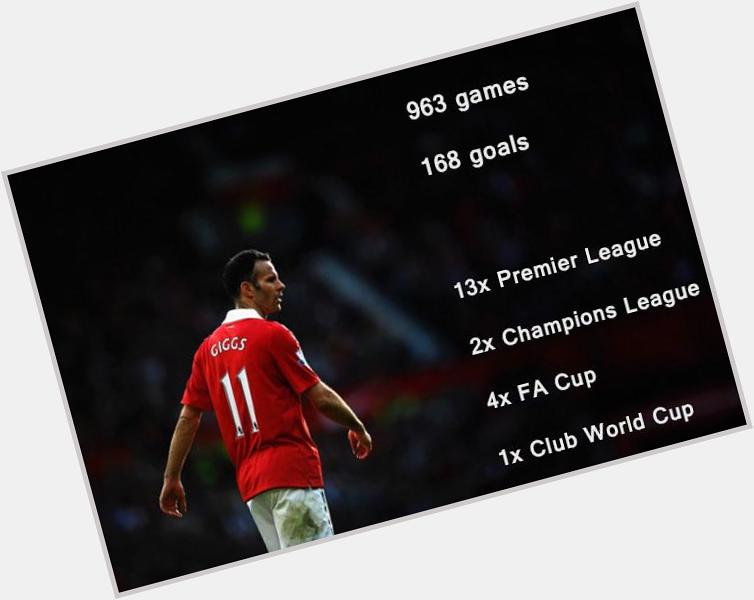 Happy Birthday, Ryan Giggs! The legend turns 41 today. He wasnt bad, was he? 