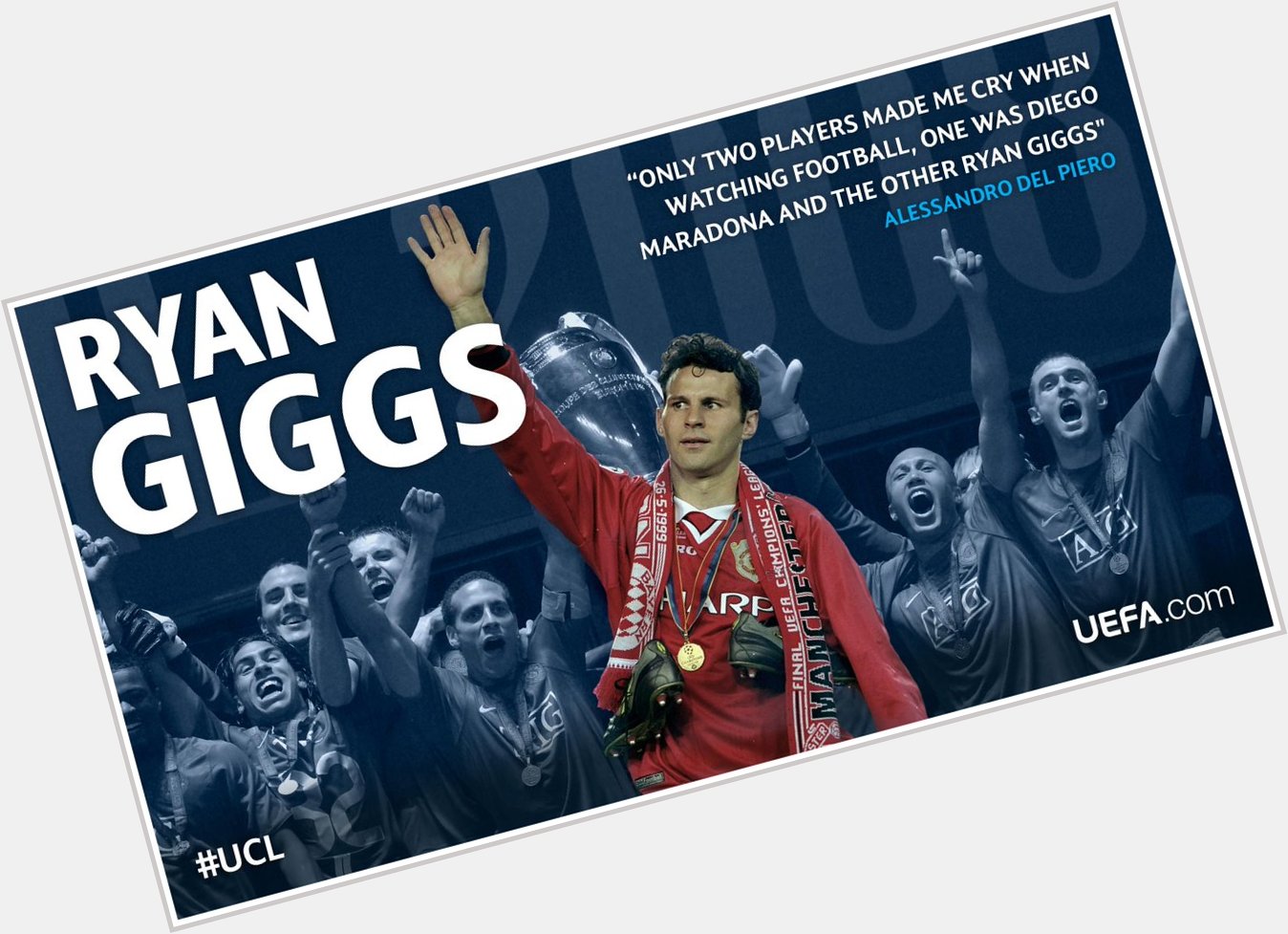 Happy Birthday Giggsy~ " Happy birthday to & legend Ryan Giggs! 