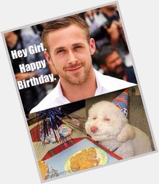 OMG HAPPY BIRTHDAY! I hope your day is filled with Ryan Gosling and cute animals!    