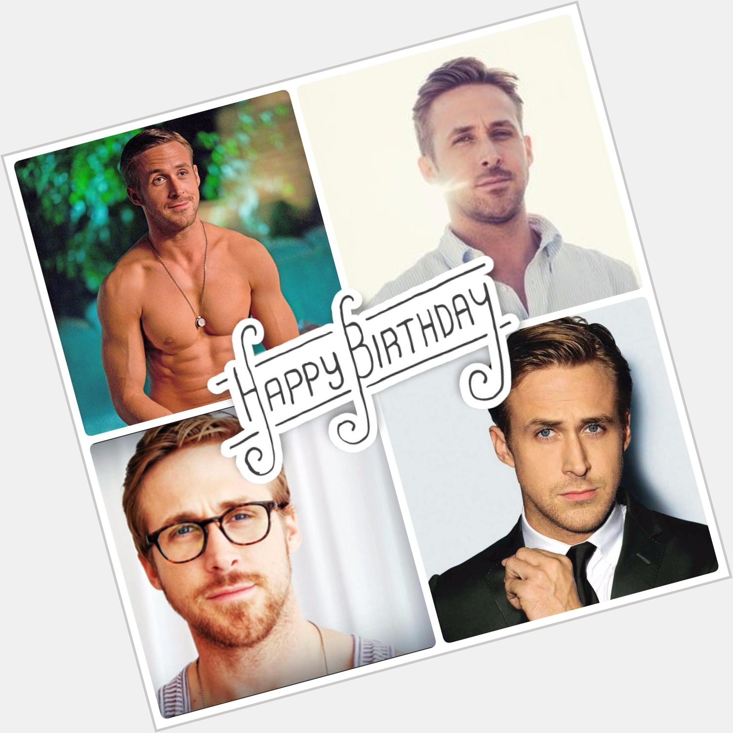 Happy Birthday, Ryan Gosling!! Wishing you a birthday full of goodness & smiles:  