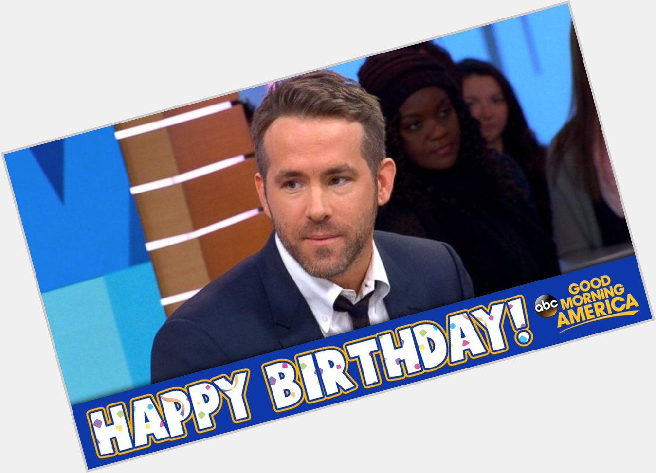 Happy birthday, Ryan Reynolds!   