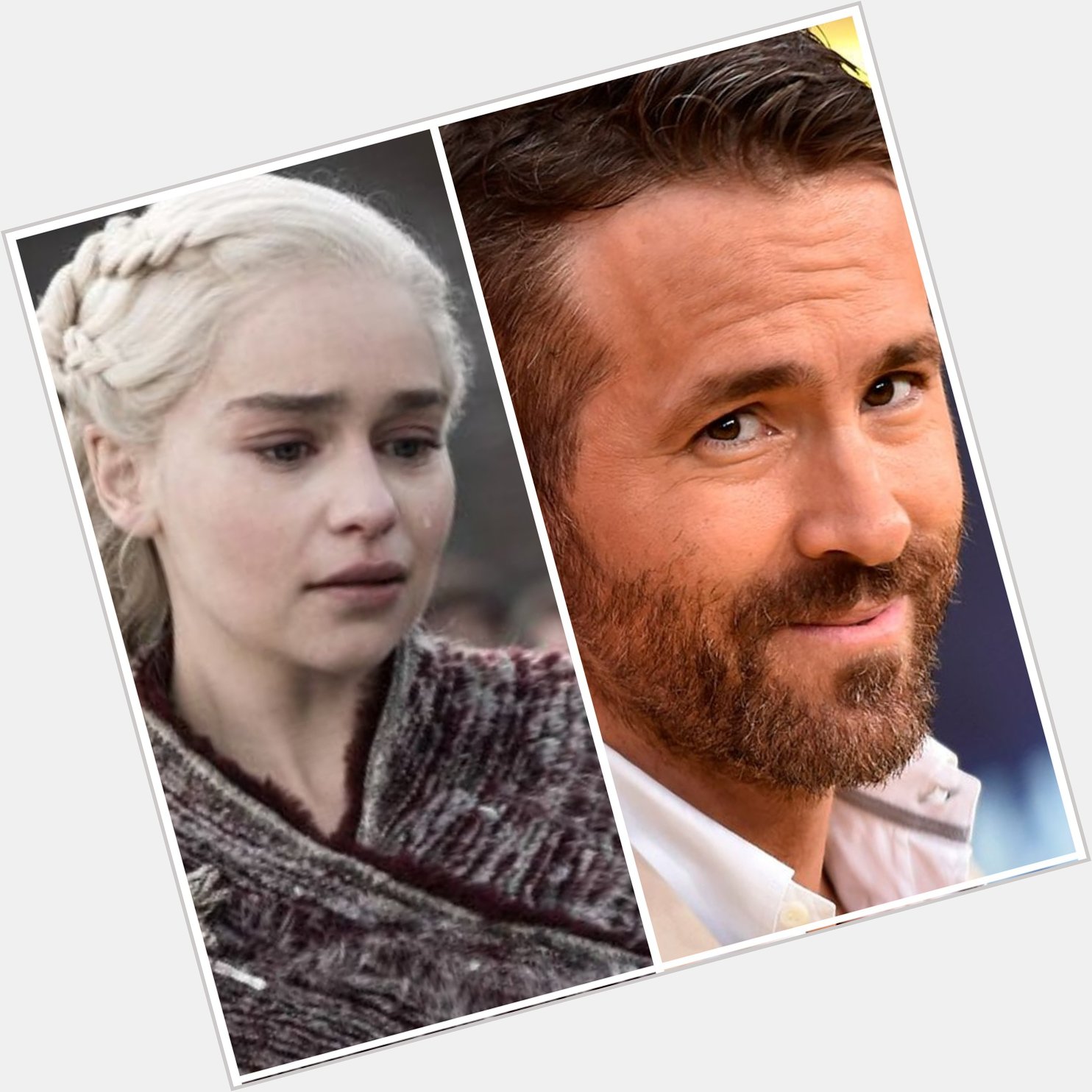 Emilia Clarke y Ryan Reynolds cumplen el mismo día
Happy birthday 