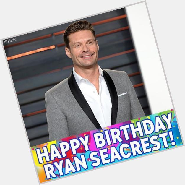 Happy Birthday to \"Live with Kelly and Ryan\" co-host Ryan Seacrest! 