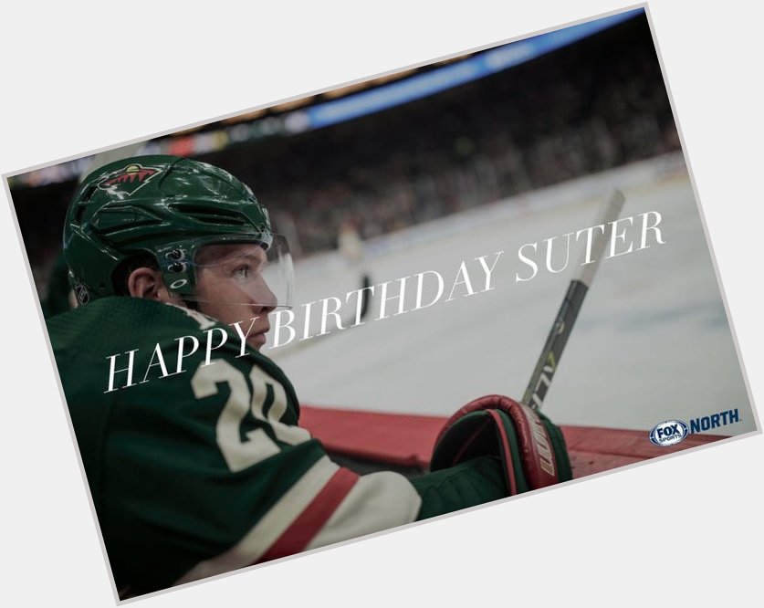 Join us in wishing a happy birthday to d-man, Ryan Suter! 