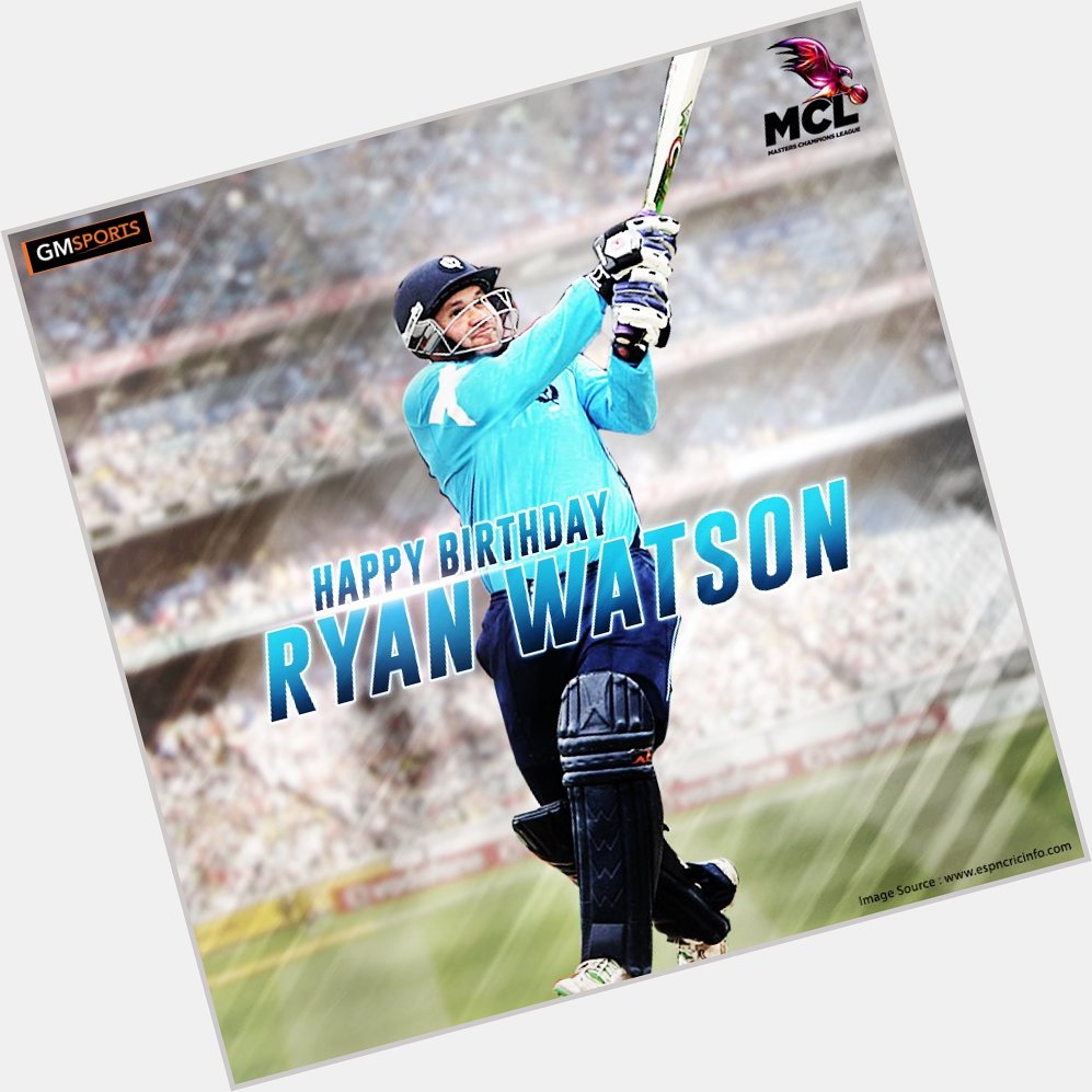 Happy birthday to the hard hitting batsman Ryan Watson! if you want him to be a part of your dream team! 