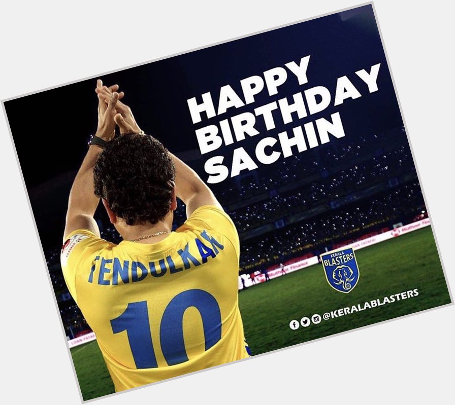 Happy birthday to you sachin tendulkar legend   