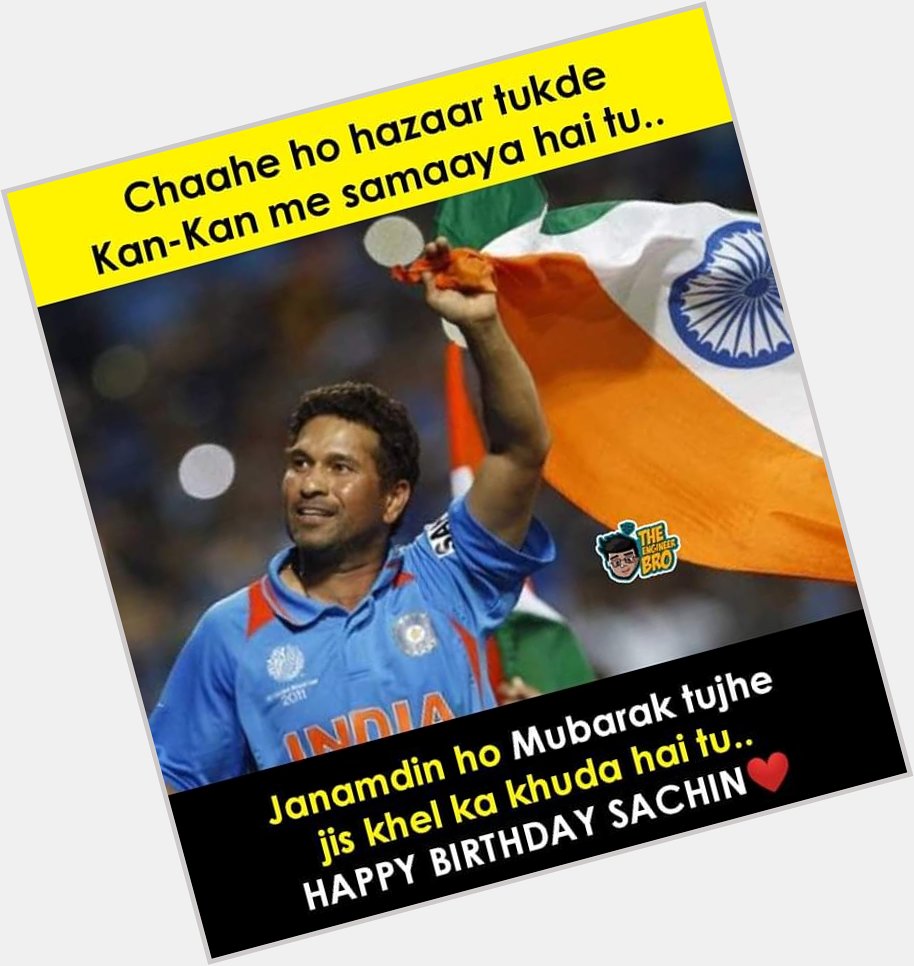 Happy Birthday Sachin Sir       