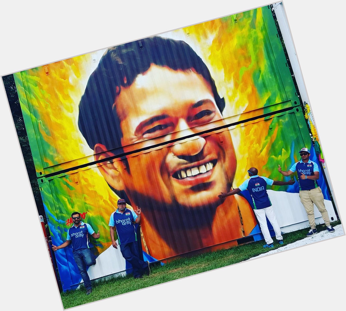 Happy Birthday to our little master Sachin Tendulkar from your Bharat Army!     