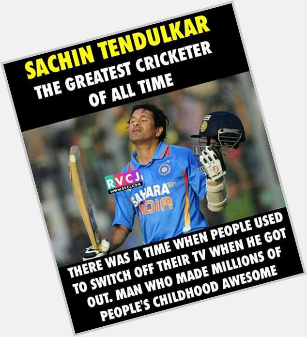Happy Birthday Sachin Tendulkar! 