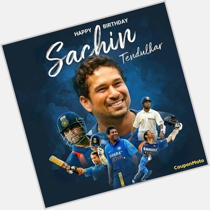 Happy Birthday to you.
Legendary. Cricket. God.
Sachin Tendulkar. Gru. 
