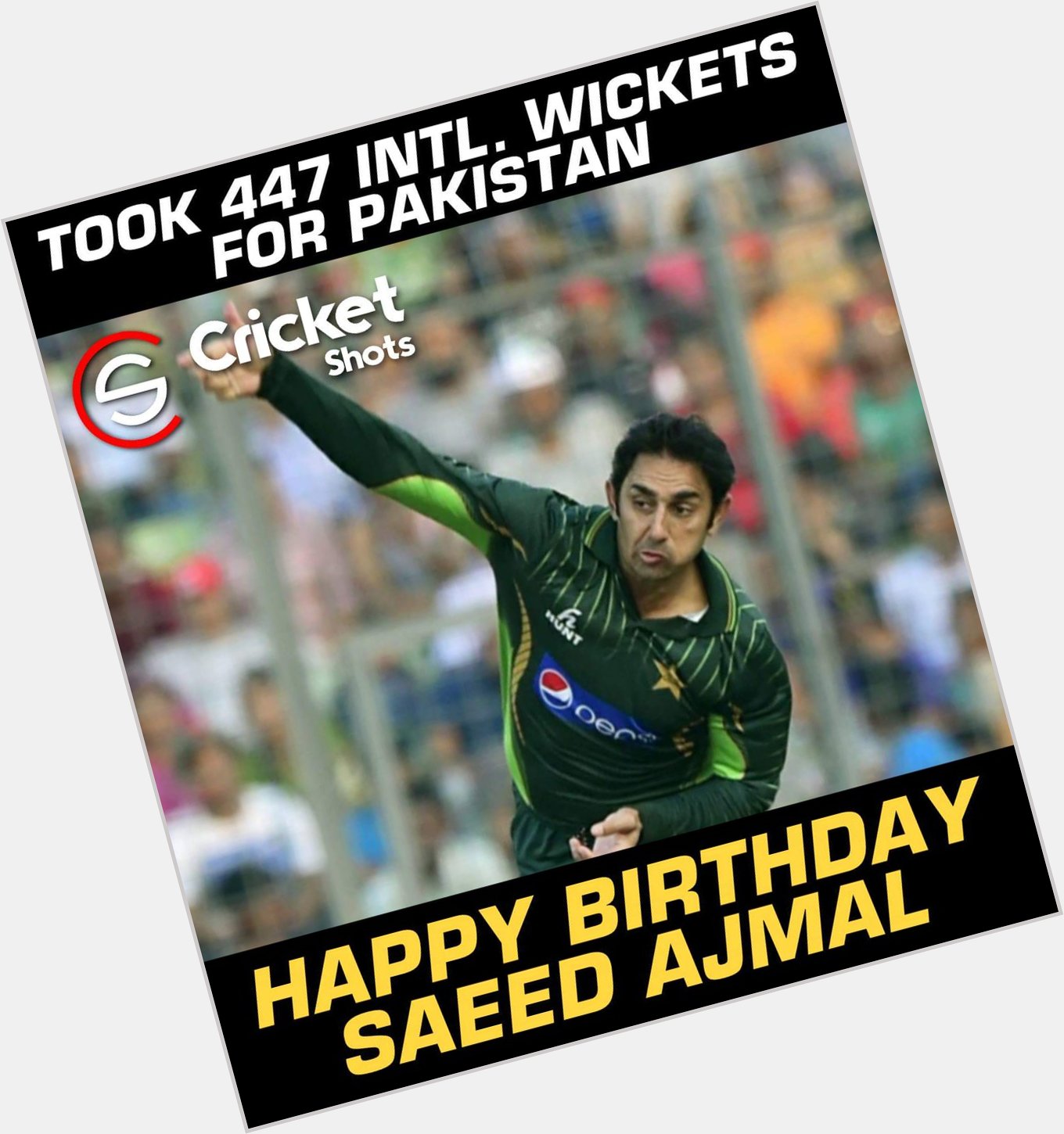 Happy Birthday to Saeed Ajmal!! 