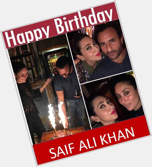 We wish Saif Ali Khan a very happy birthday! 