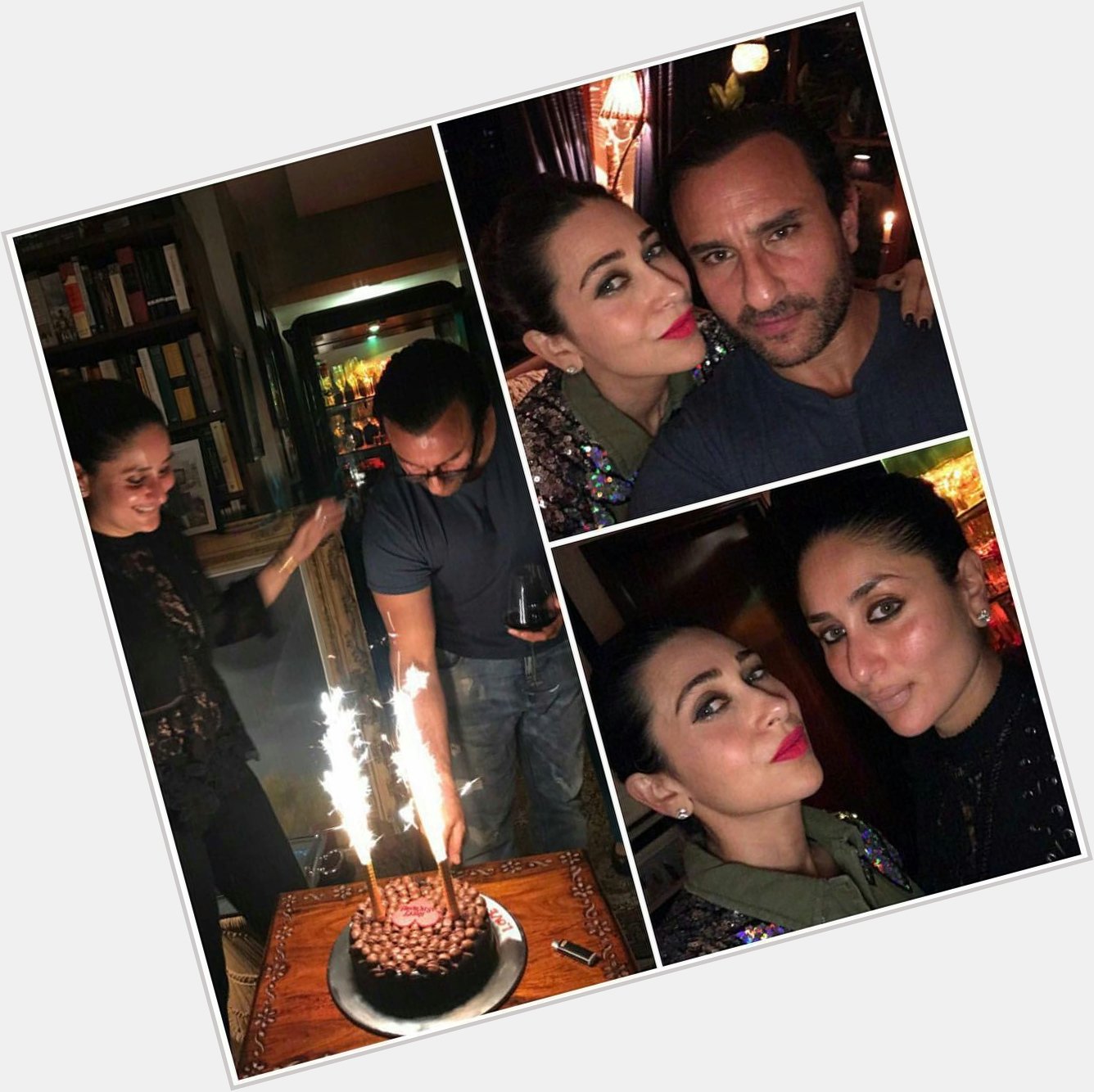 Happy birthday Saif Ali Khan. Kareena was seen celebrating Hubby\s birthday with family 