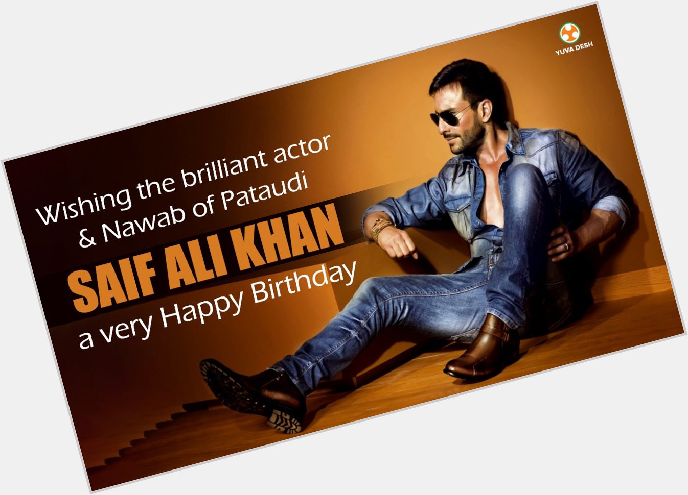 Wishing the Nawab of Bollywood, Saif Ali Khan, a very happy birthday.  