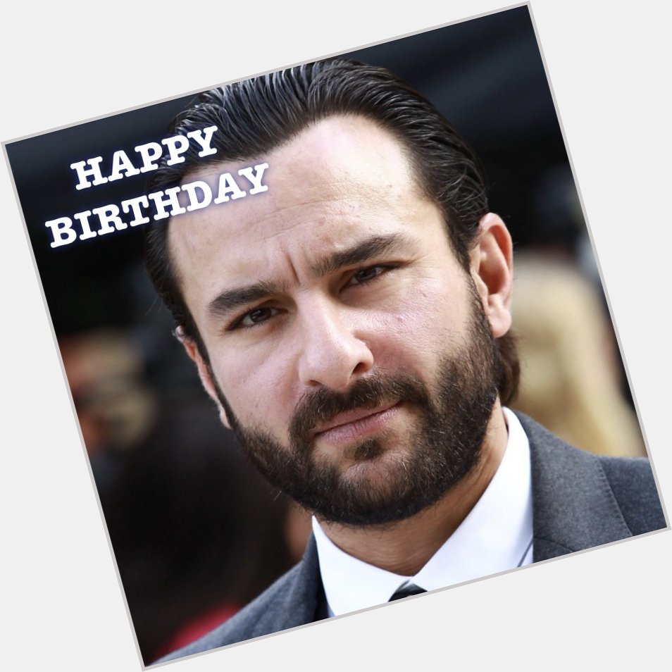 Happy birthday to Bollywood film star, Saif Ali Khan Let us know if it\s your birthday today too! 