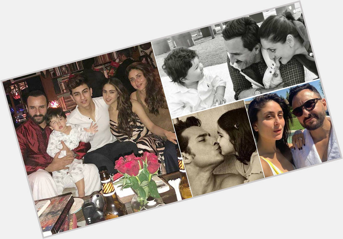 Happy Birthday Saif Ali Khan: Check out actorâs 20 cutest family pictures  