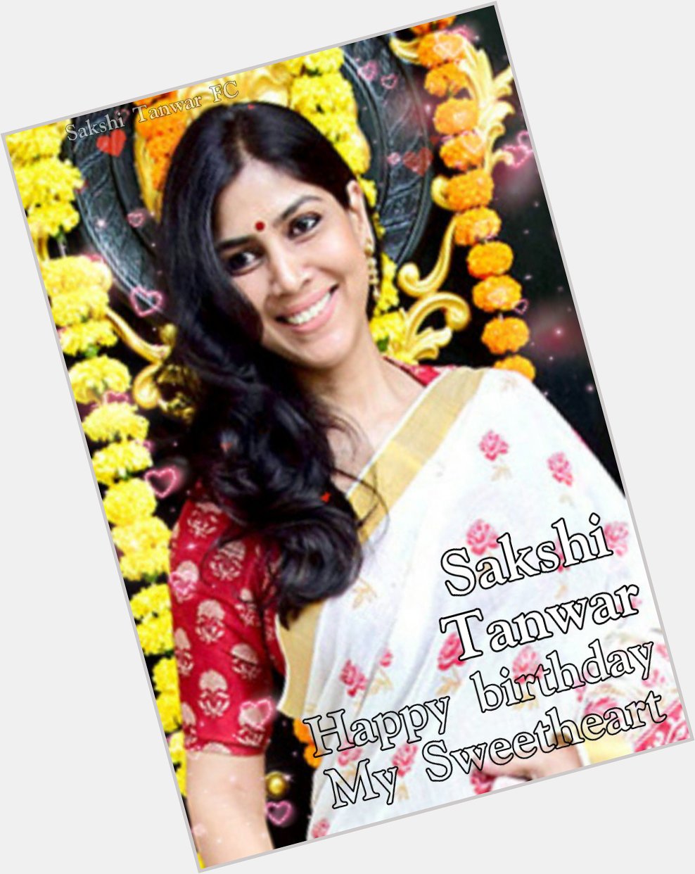 Happy birthday Sakshi tanwar 