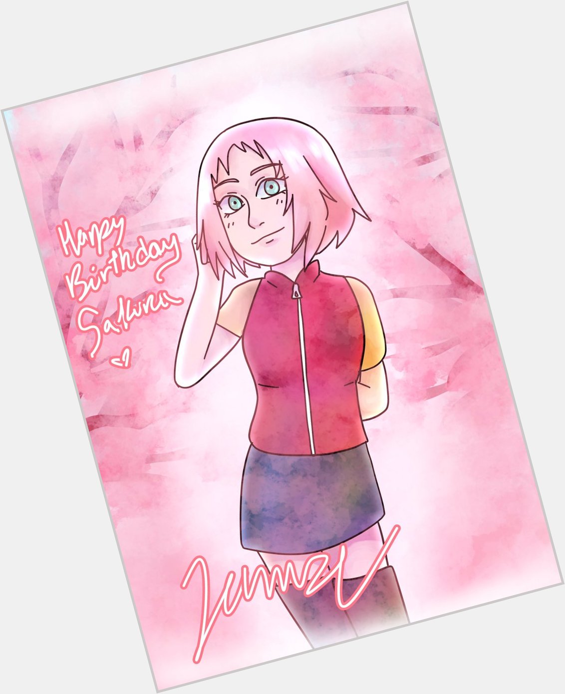 Happy birthday Sakura Haruno!   