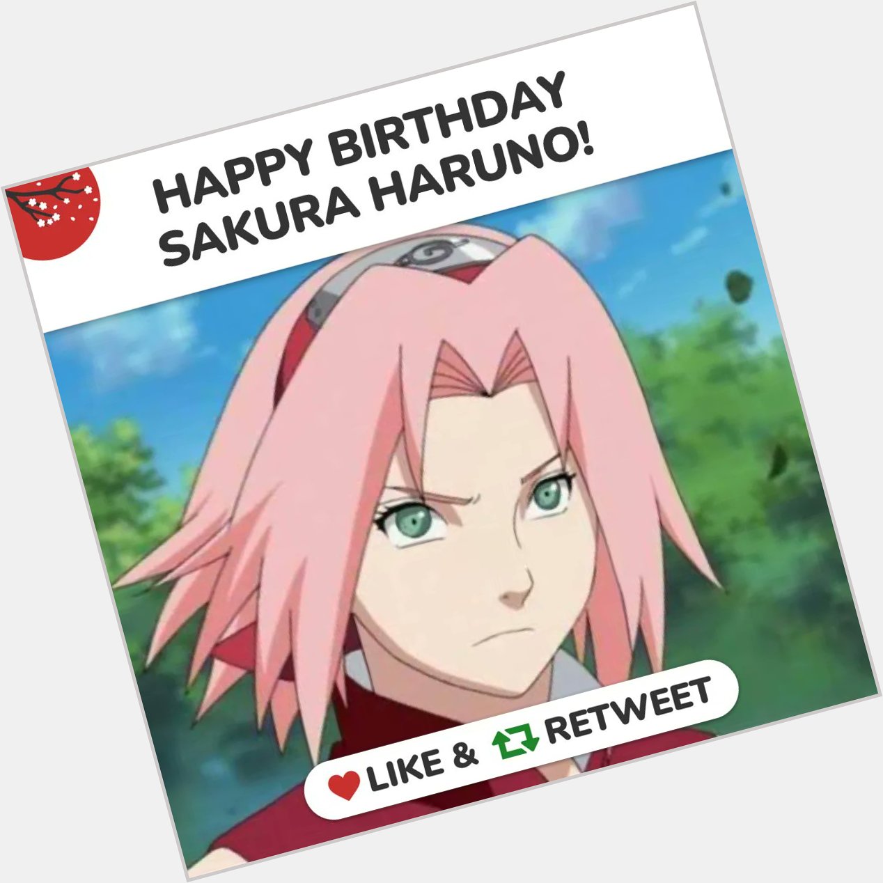 Happy Birthday Sakura Haruno!    