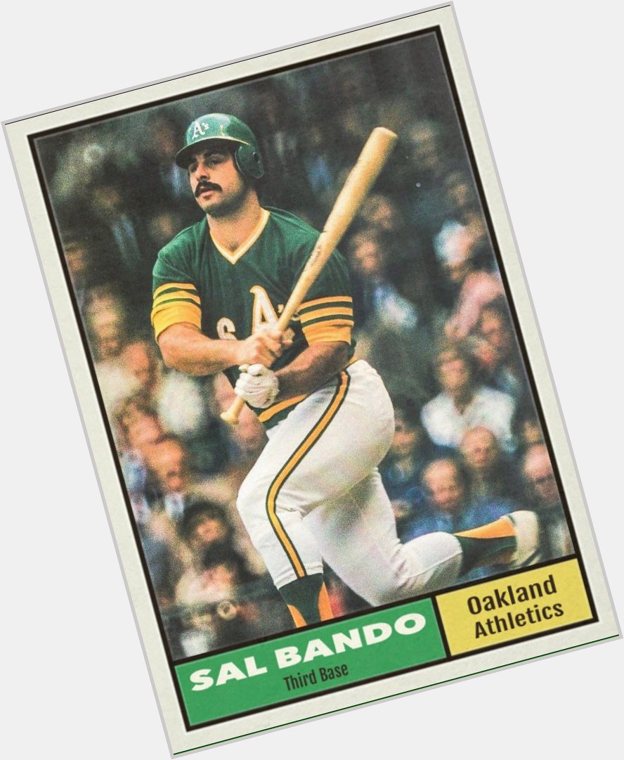 Happy 73rd birthday to Sal Bando. Sal had 3 Top-4 MVP finishes (1971, 1973, 1974). 