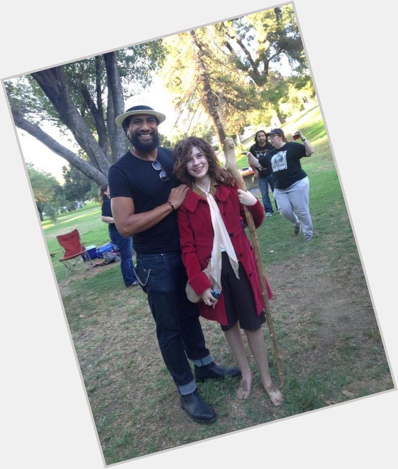  Im so happy, I got to go to Bilbos Birthday Bash and cosplay as Bilbo and meet Sala Baker :) 