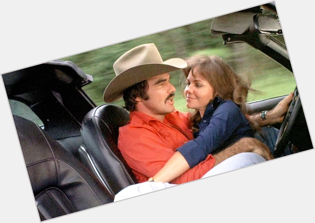 A very happy birthday to Sally Field. Pictured here with Burt Reynolds in Smokey and the Bandit, 1977. 