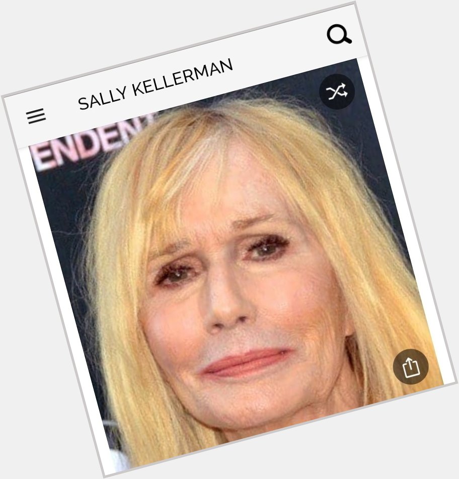 Happy birthday to this wonderful actress.  Happy birthday to Sally Kellerman 