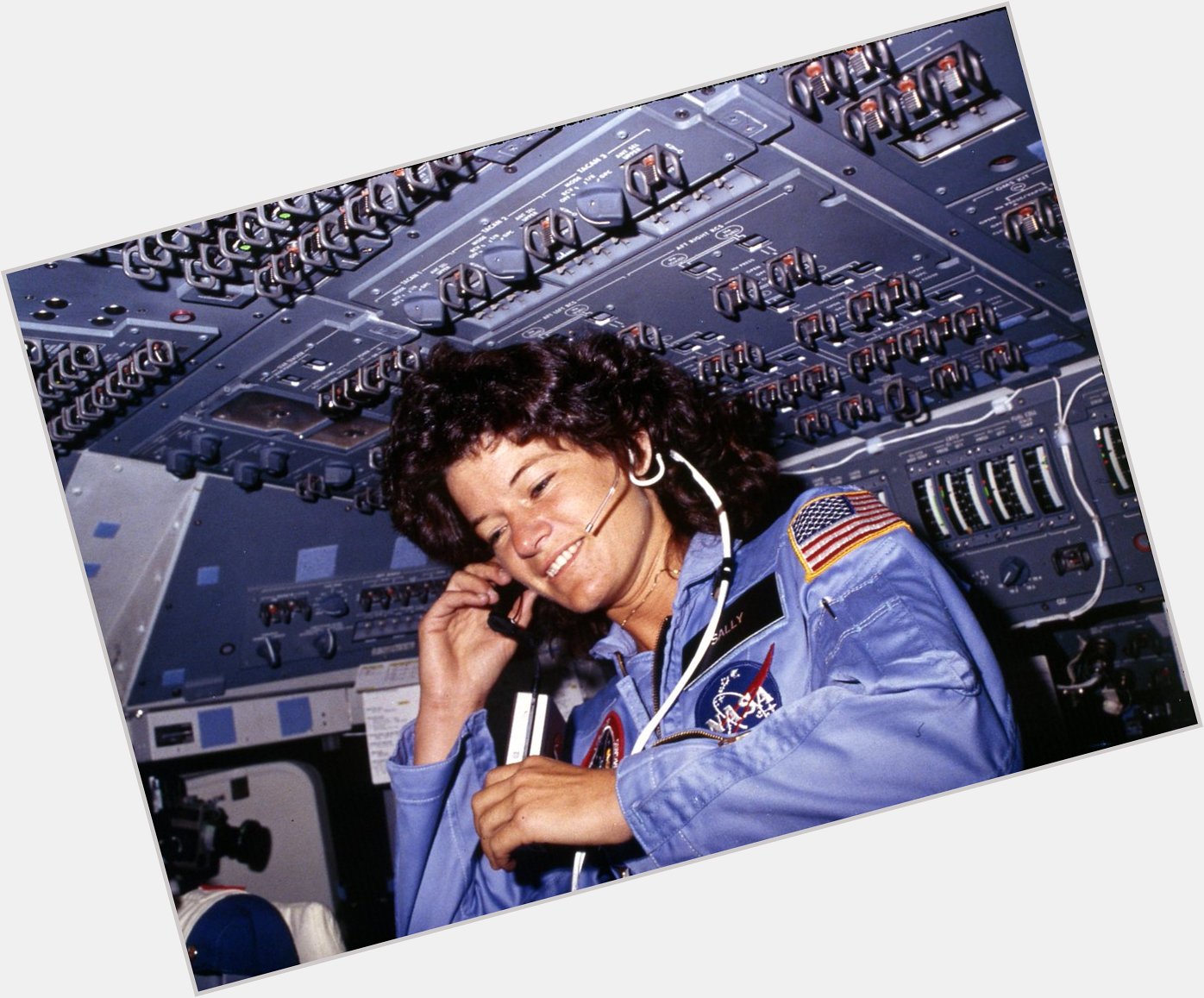 Happy birthday to the first American woman in space, Sally Ride. You\ve always shined amongst our stars. 