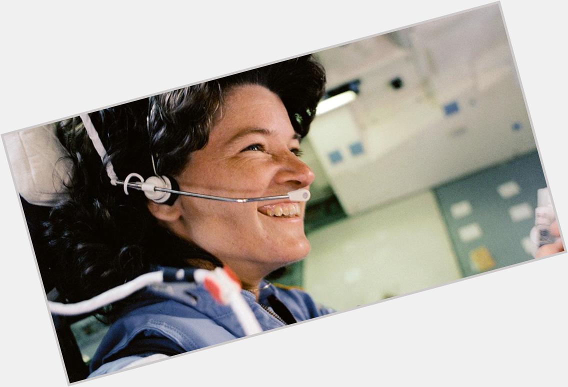 Happy birthday to the first American woman in space, Sally Ride.  