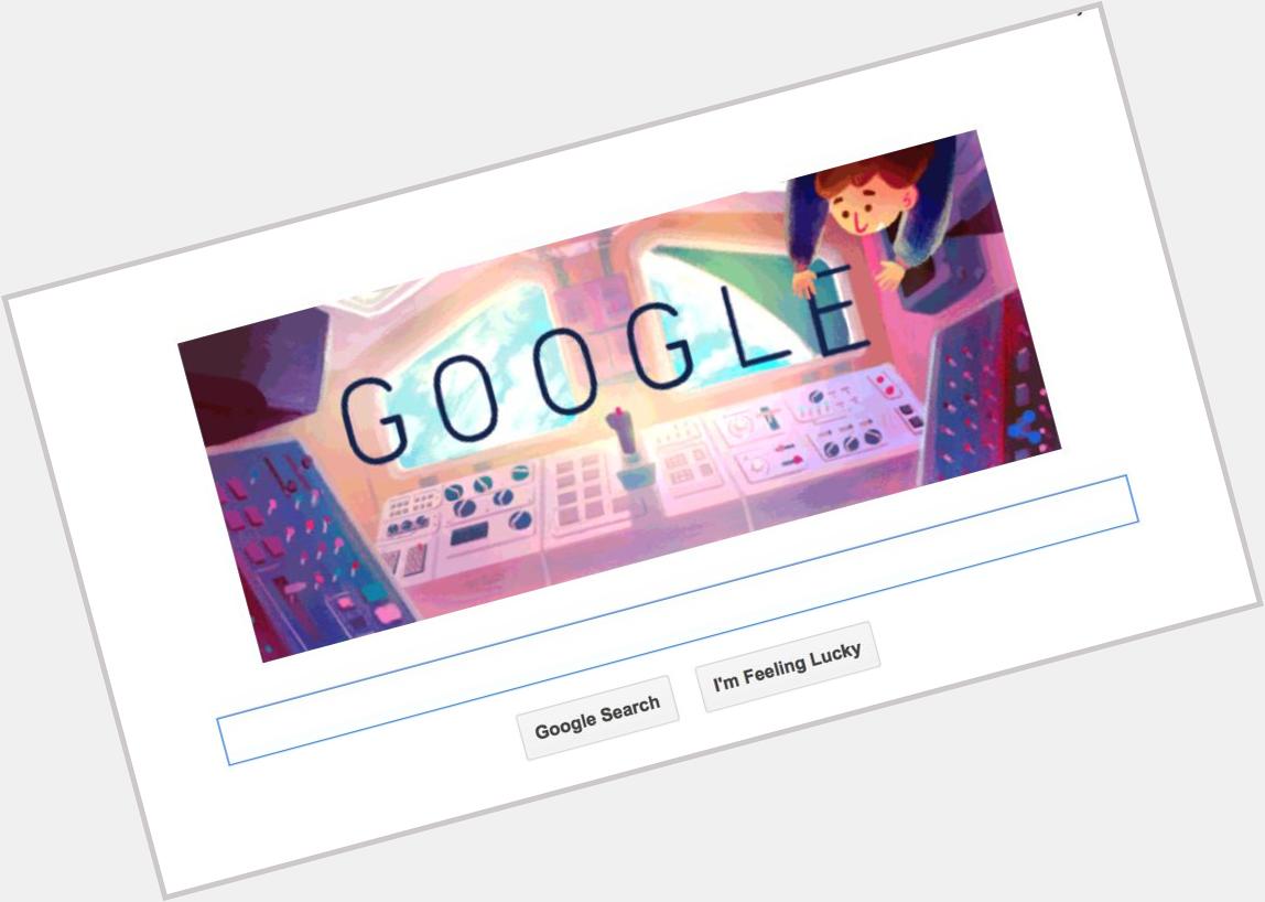 Happy Birthday, Sally Ride! is killing it with their doodle today. 