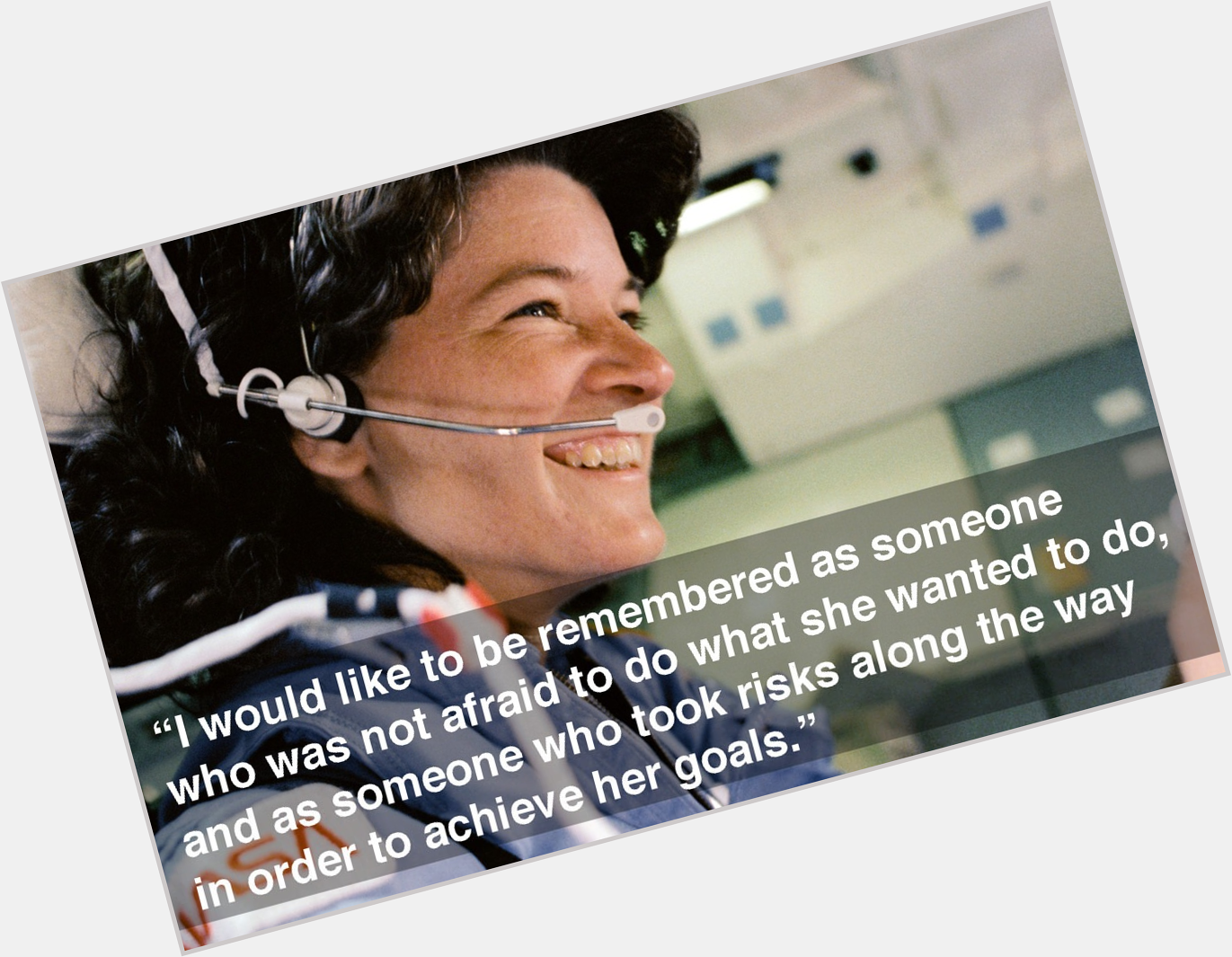 Happy Birthday first woman in space! Read about her commitment to 