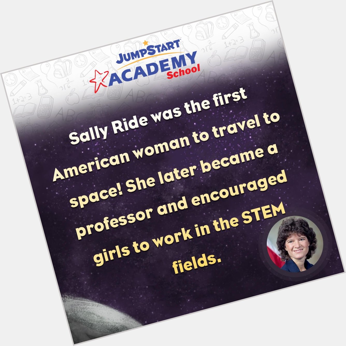 Happy Birthday to Sally Ride, the first American woman to fly into outer space! 