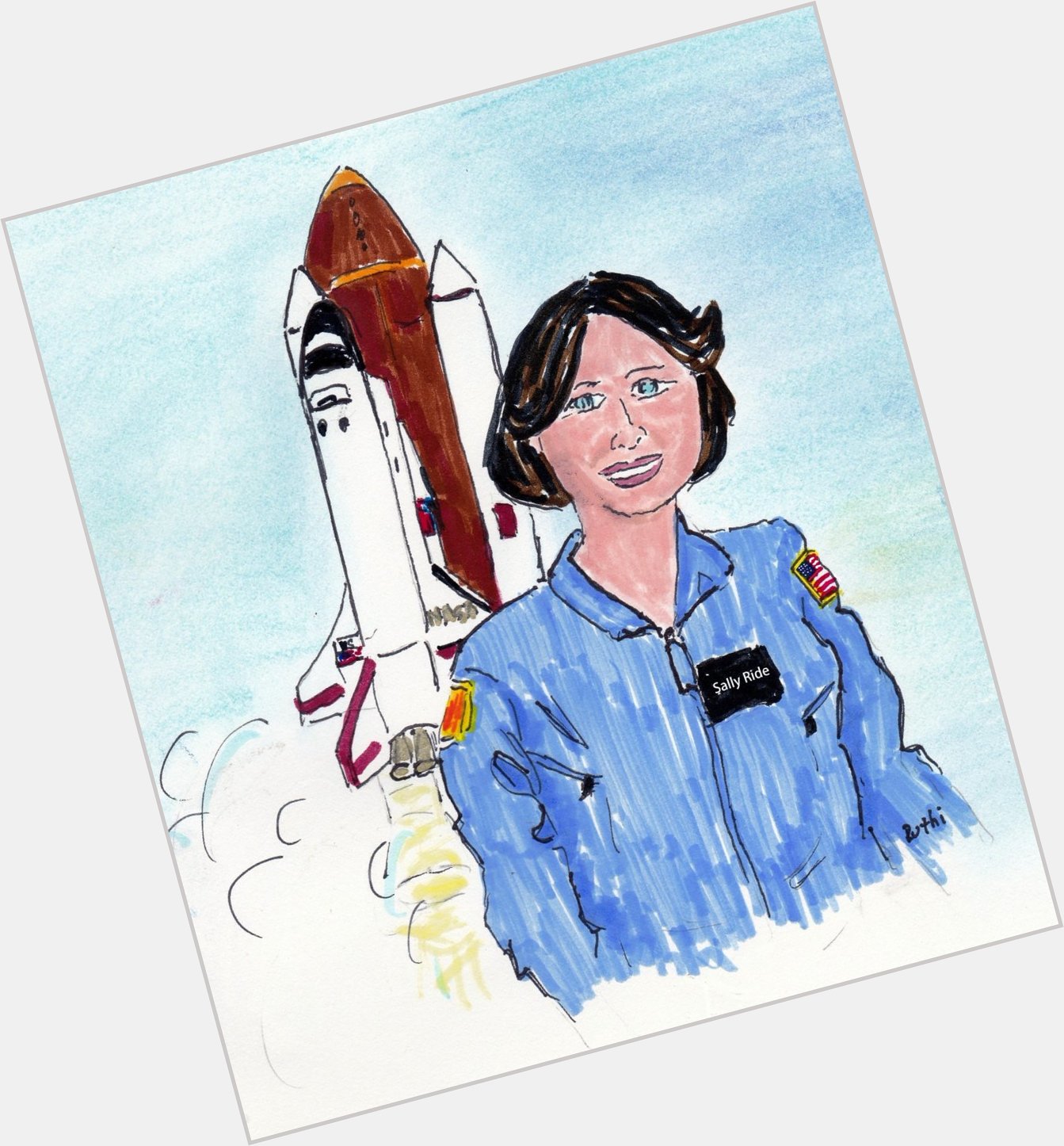 Happy birthday, Sally Ride! Did you know she was the first American woman in space?  