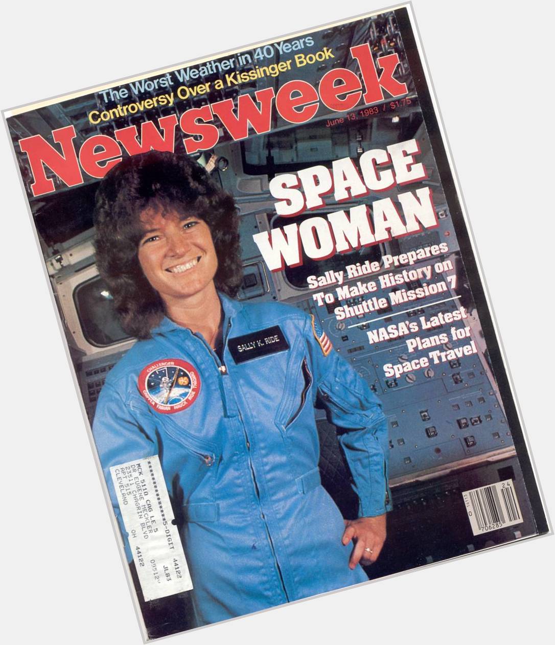 Happy birthday to Sally Ride, first American woman in space! 